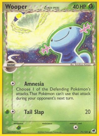 Wooper (Delta Species) - 71/101 - Common - Reverse Holo