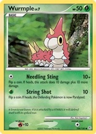 Wurmple - 104/130 - Common - Reverse Holo