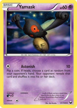Yamask - 51/108 - Uncommon - Reverse Holo