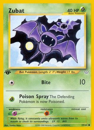 Zubat - 59/64 - Common - Unlimited