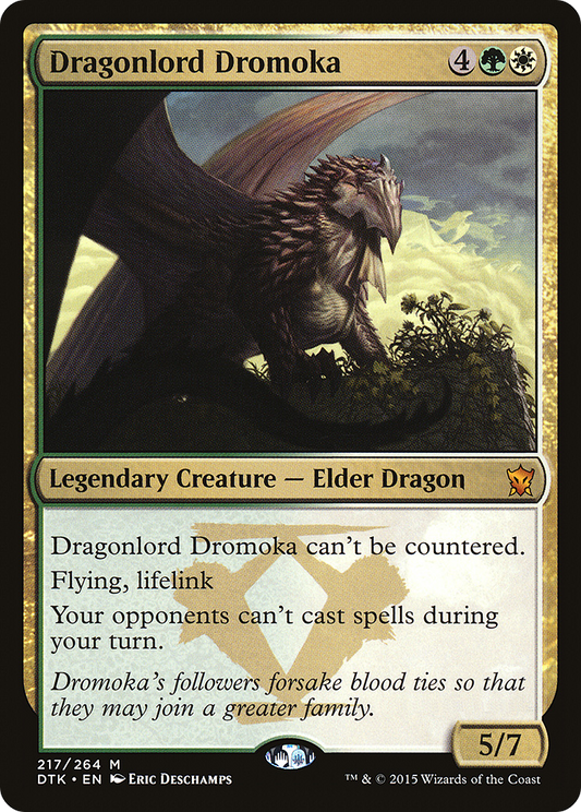 Dragonlord Dromoka (DTK-217)  Foil