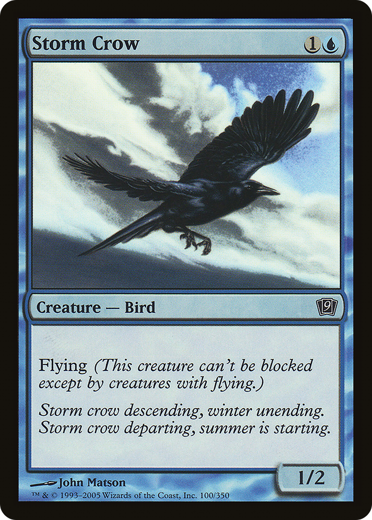 Storm Crow (9ED-100)  Foil