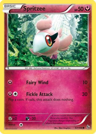 Spritzee 067  XY  Flashfire - Common