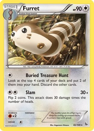Furret 082/106  XY  Flashfire - Rare