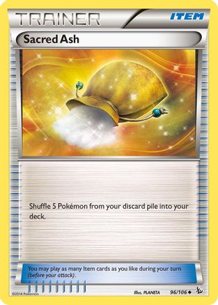 Sacred Ash 096  XY  Flashfire - Uncommon