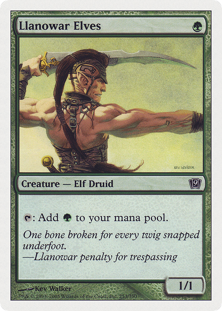 Llanowar Elves (9ED-253)  Foil
