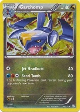 Garchomp 091/124  - Holofoil Deck Exclusives - Holo Rare