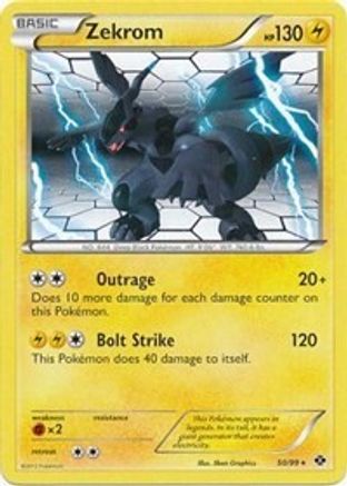 Zekrom (Next Destinies) - 50/99 - Holo Rare