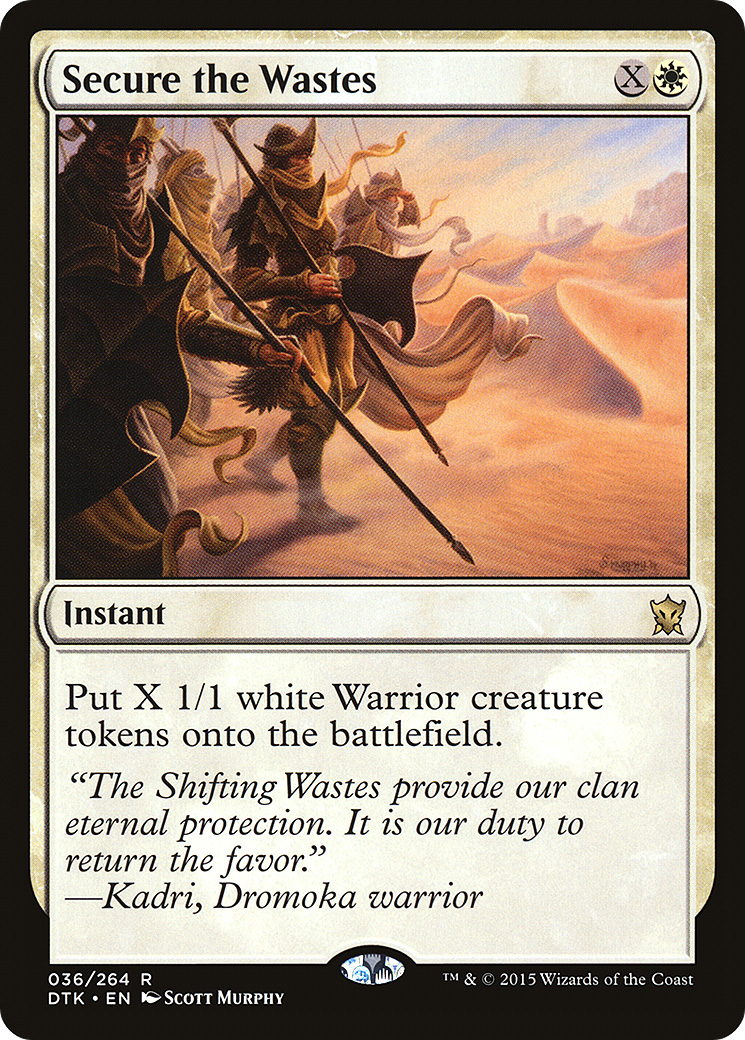 Secure the Wastes (DTK-036)  Foil