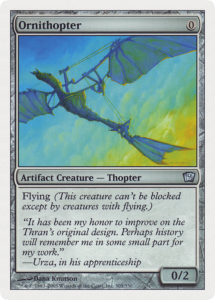 Ornithopter (9ED-305)  Foil