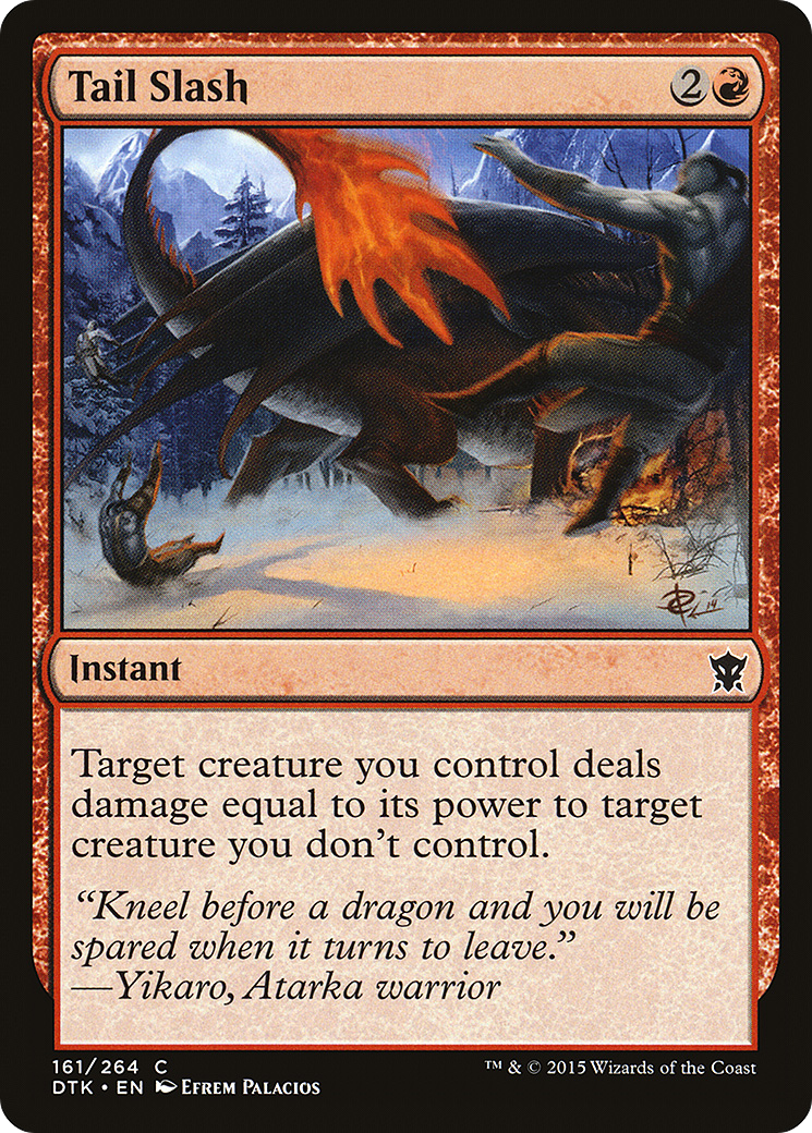 Tail Slash (DTK-161)  Foil
