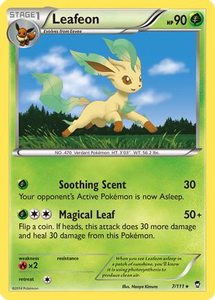 Leafeon - 7/111 - Rare - Reverse Holo