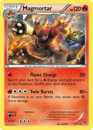 Magmortar - 11/111 - Rare