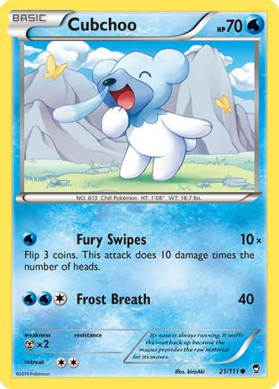 Cubchoo - 21/111 - Common - Reverse Holo