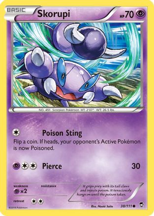 Skorupi - 38/111 - Common - Reverse Holo