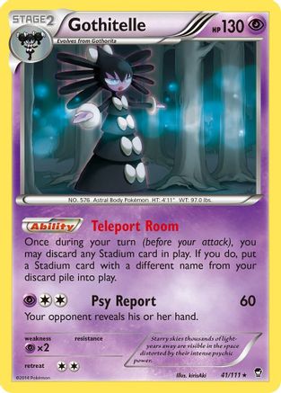 Gothitelle - 41/111 - Rare - Reverse Holo