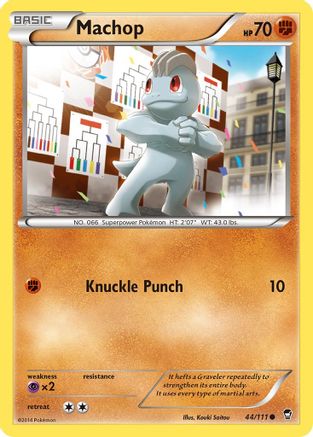 Machop - 44/111 - Common - Reverse Holo