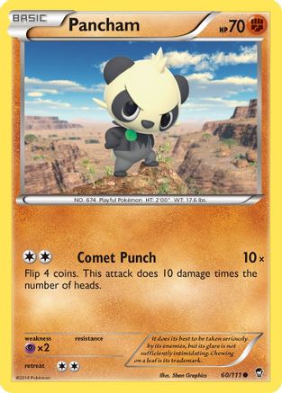 Pancham (60) - 60/111 - Common - Reverse Holo