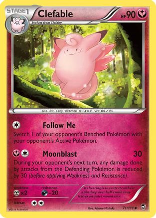 Clefable - 71/111 - Uncommon
