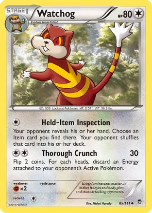Watchog - 85/111 - Uncommon - Reverse Holo