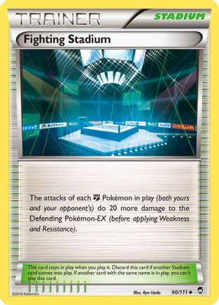 Fighting Stadium - 90/111 - Uncommon - Reverse Holo