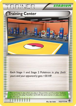 Training Center - 102/111 - Uncommon - Reverse Holo