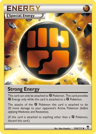 Strong Energy - 104/111 - Uncommon - Reverse Holo
