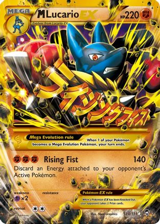 M Lucario EX (Secret) - 113/111 - Secret Rare