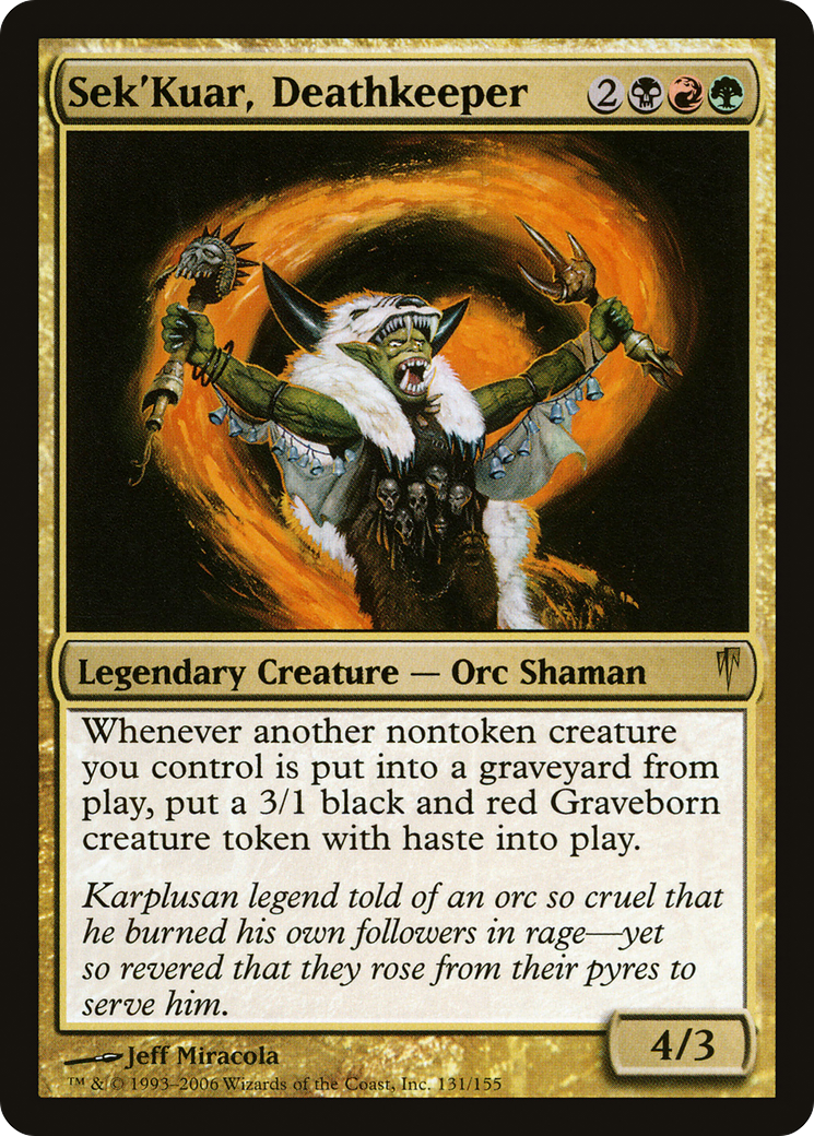 Sek'Kuar, Deathkeeper (CSP-131)