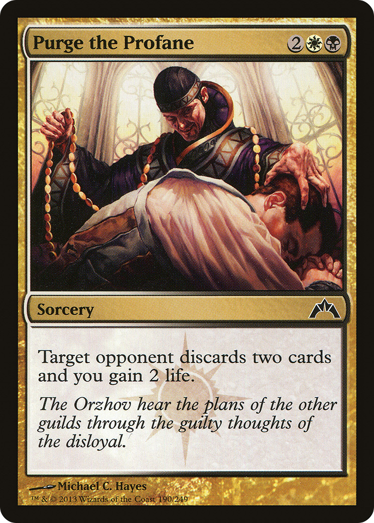 Purge the Profane (GTC-190)  Foil
