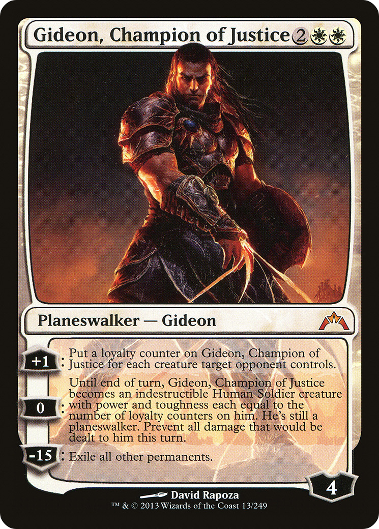 Gideon, Champion of Justice (GTC-013)  Foil