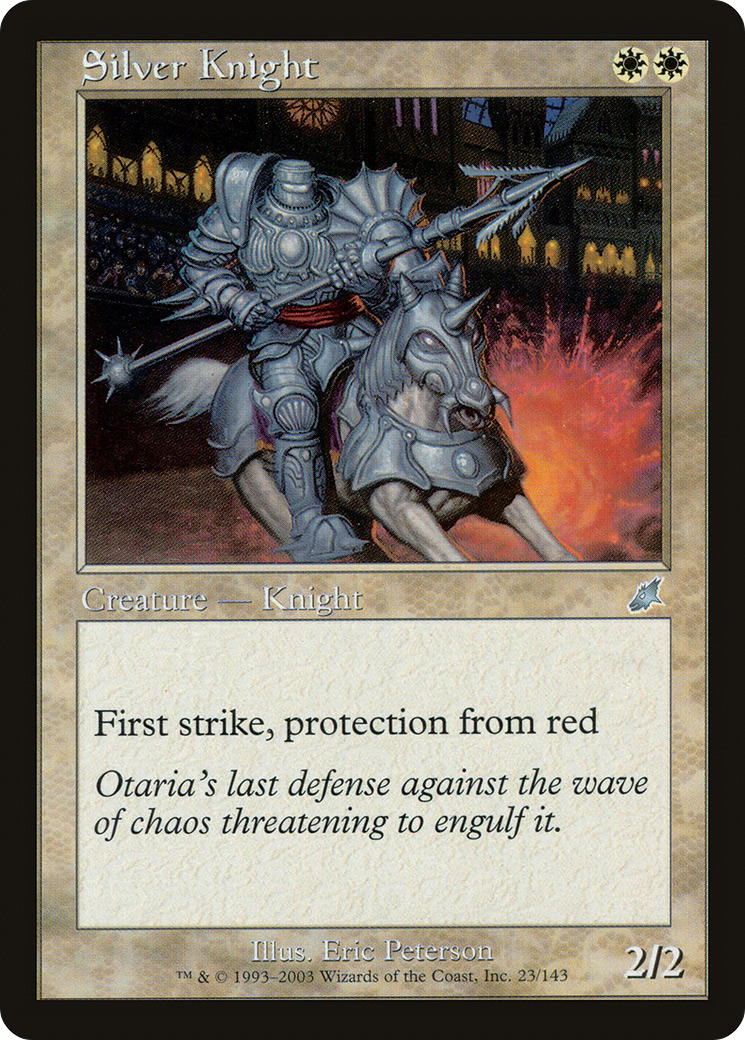 Silver Knight (SCG-023)  Foil