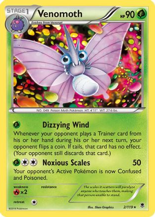 Venomoth - 2/119 - Rare