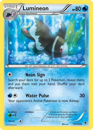 Lumineon - 19/119 - Uncommon
