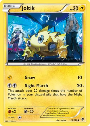 Joltik - 26/119 - Common - Reverse Holo