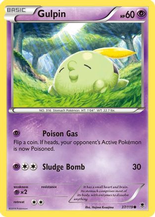 Gulpin - 37/119 - Common