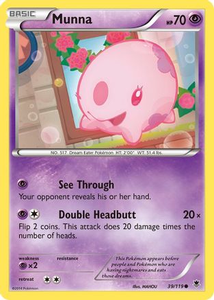Munna - 39/119 - Common - Reverse Holo