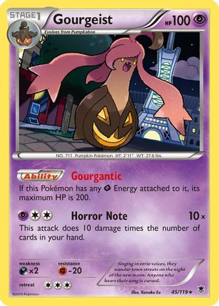 Gourgeist - 45/119 - Holo Rare