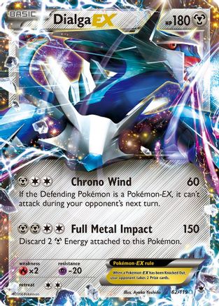 Dialga EX 062/119  - Holofoil XY  Phantom Forces - Ultra Rare