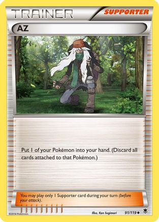 AZ - 91/119 - Uncommon - Reverse Holo