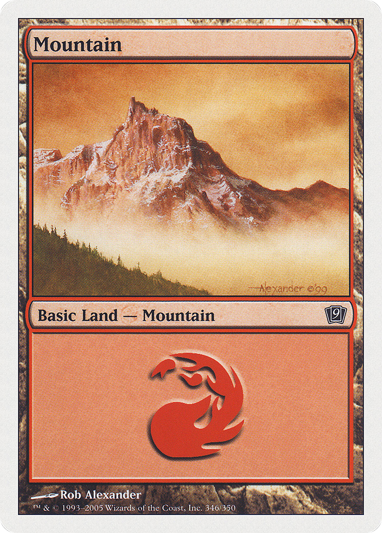 Mountain (9ED-346)  Foil