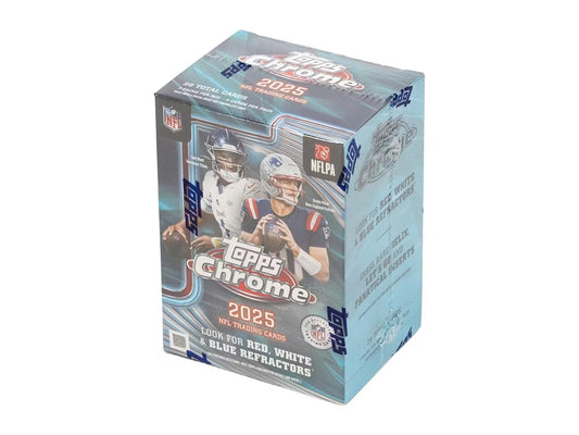 2025 Topps Chrome Football Blaster Box