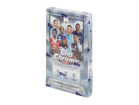 2025/26 Topps Chrome UEFA Club Competitions Soccer Hobby Box
