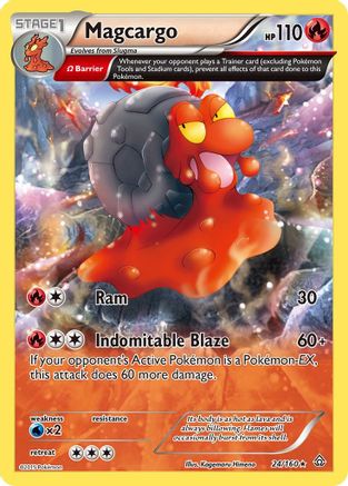 Magcargo (Omega) - 24/160 - Rare - Reverse Holo