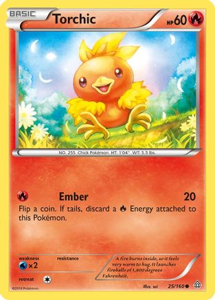Torchic - 25/160 - Common