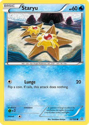 Staryu - 32/160 - Common - Reverse Holo