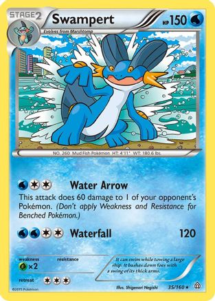 Swampert - 35/160 - Rare