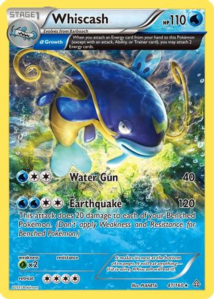 Whiscash (Alpha) 041  XY  Primal Clash - Rare