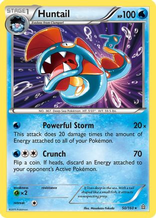 Huntail - 50/160 - Holo Rare - Reverse Holo