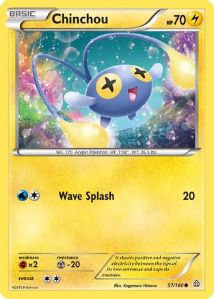 Chinchou - 57/160 - Common